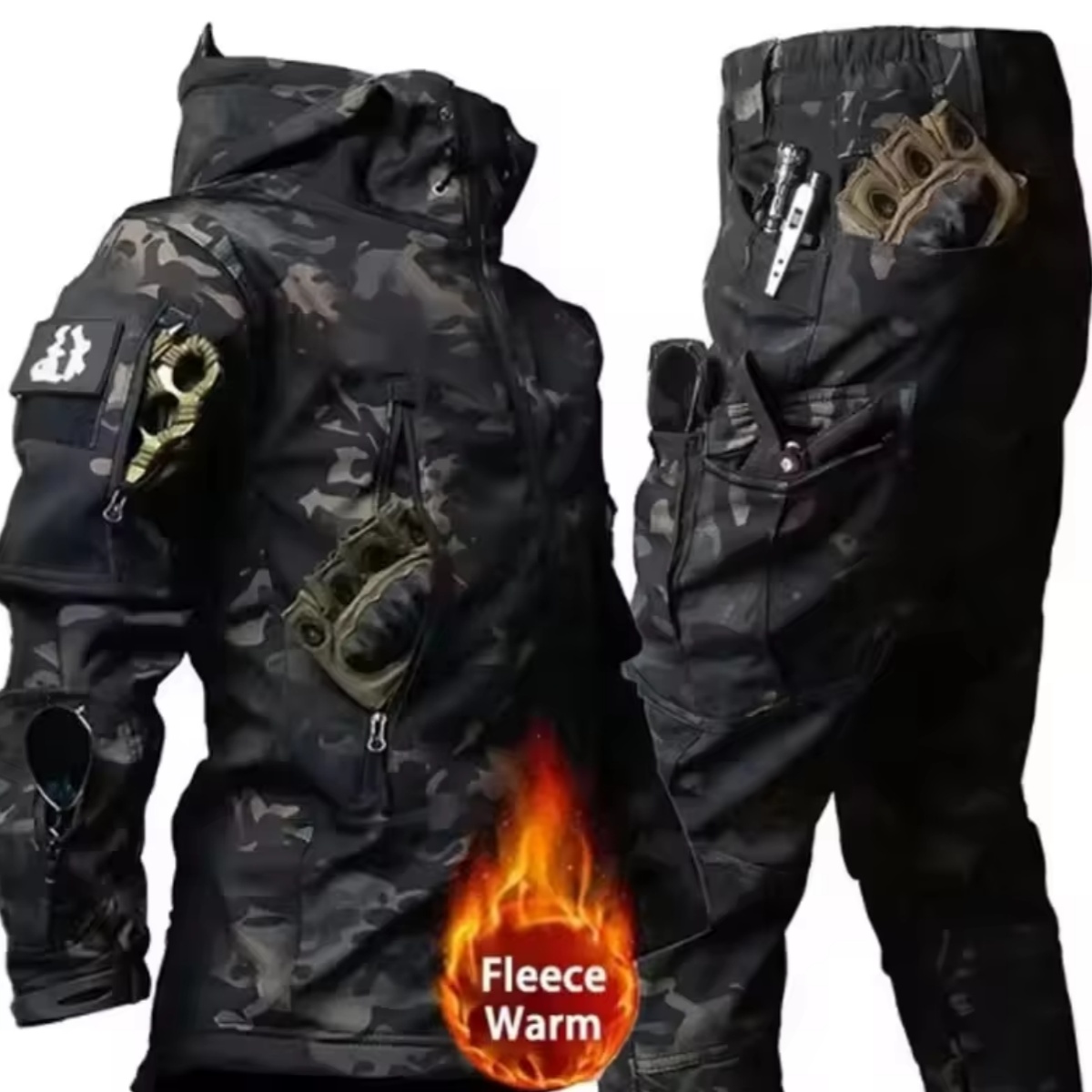 Fishing Jacket Waterproof - Men's Autumn and Winter Jacket, Tactical