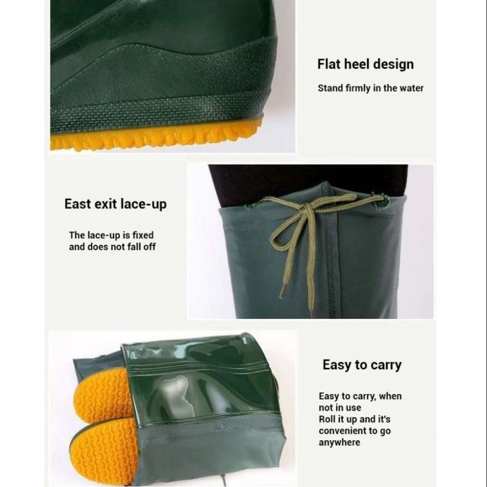 Fishing Pants Waterproof - Plastic PVC Transplant Pants Wading Pants