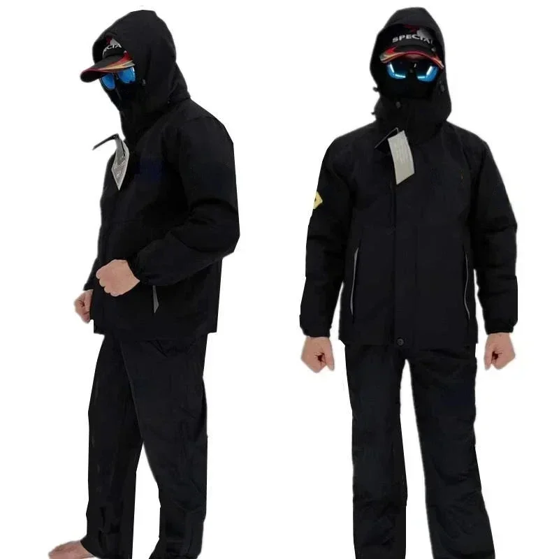Thick Fishing Clothes Set Wint - Fishing Jacket Waterproof review and price