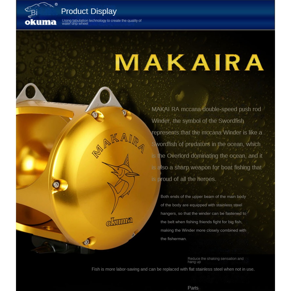 Okuma MAK AIRA Trolling Overhe - Penn Reel Battle review and price